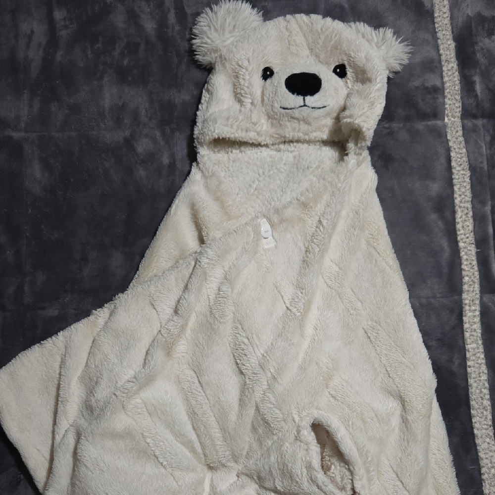 Adorable Bear Hooded Blanket